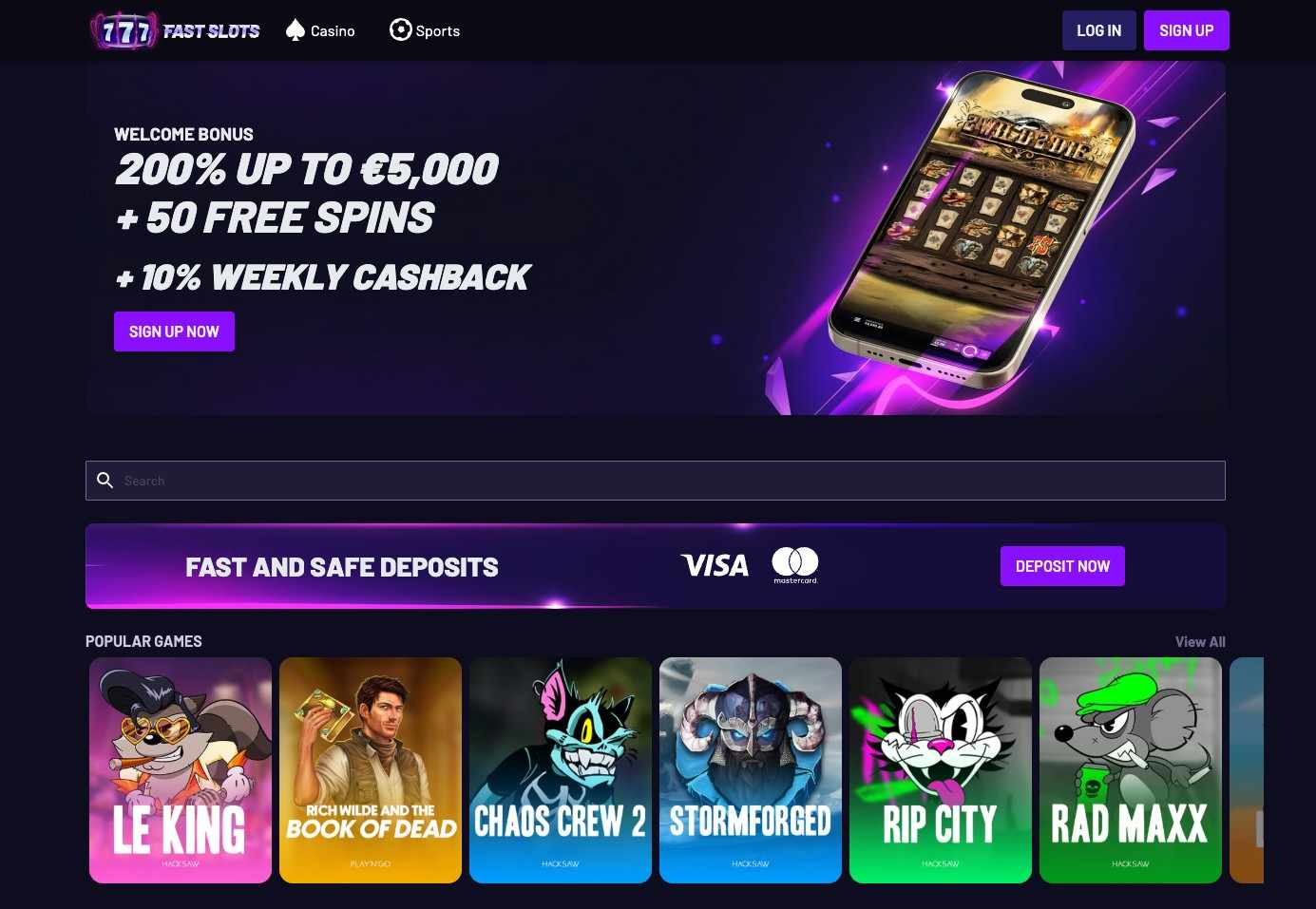 fast slots esport fogadás