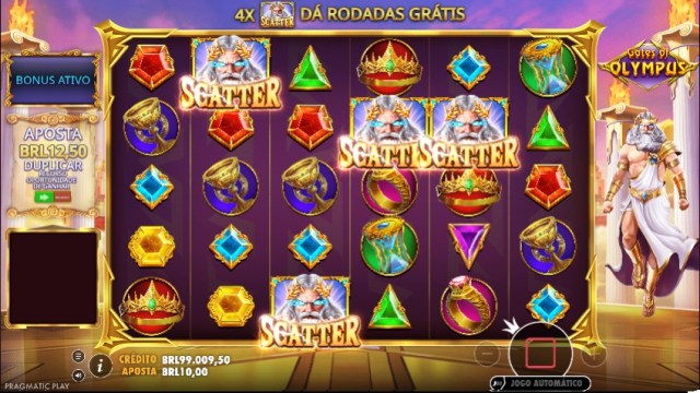 também é possível testar a versão Gates of Olympus 1000 demo