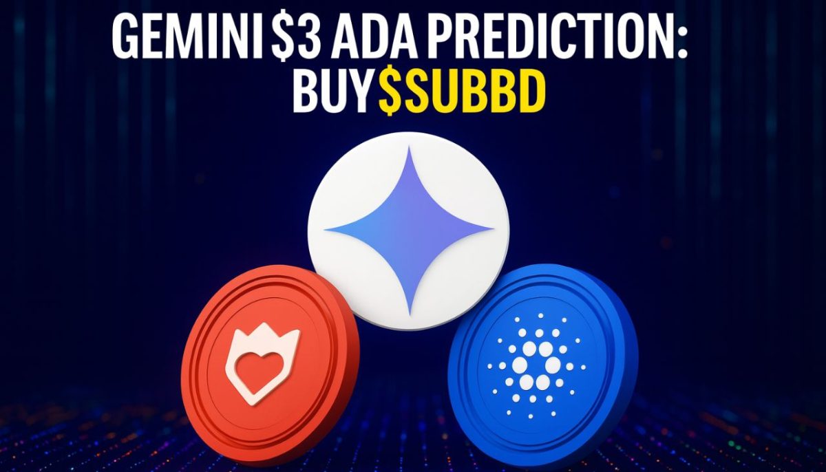 Cardano Prediction 2025: Gemini's ADA Outlook & SUBBD Token Recommendation
