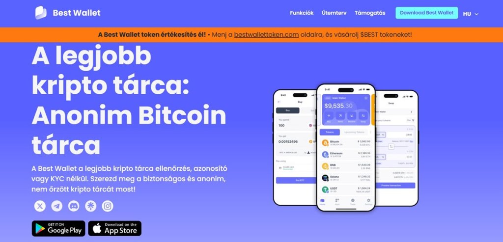 Binance vásárlás alternatív módon – Best Wallet használata
