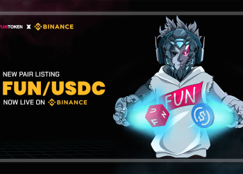 Binance Lists FUN/USDC as FUNToken Strengthens Global Trading Infrastructure