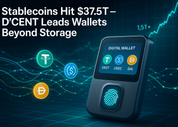 Stablecoins Hit $37.5T: How Stablecoins Are Turning Wallets Like D’CENT Into Action Hubs.
