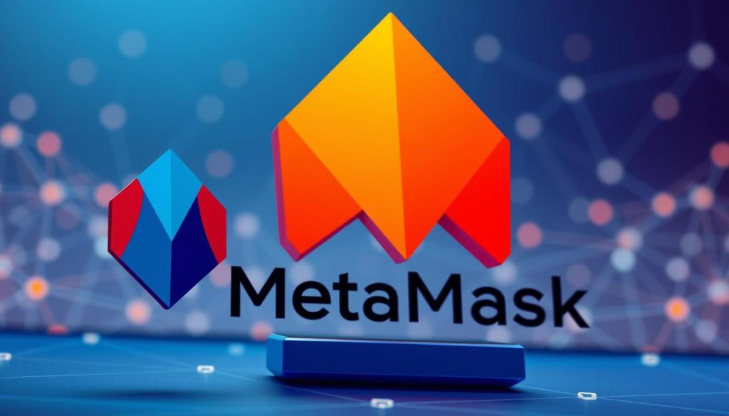 Ψηφιακή αλεπού του MetaMask μέσα σε ένα εικονικό metaverse περιβάλλον