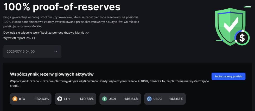 proof of reserves 100 bingx