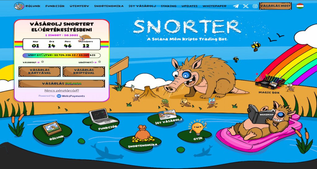 Snorter Token ($SNORT): Ahol a káosz találkozik a közösséggel