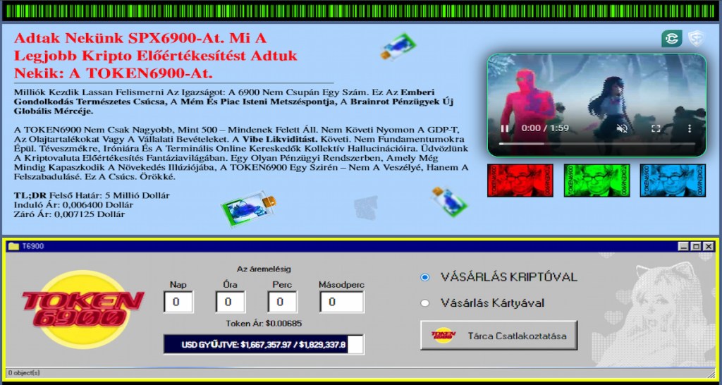 Token6900 – Wall Street szatíra, amely mozgalommá vált