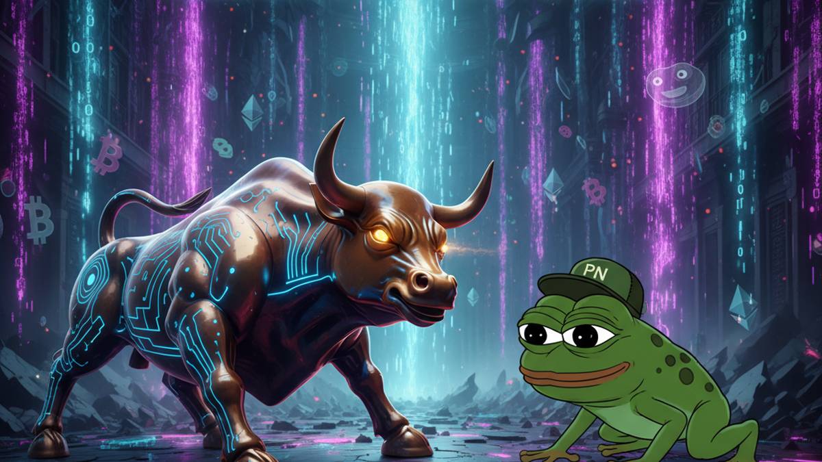 ภาพเปรียบเทียบ เหรียญคริปโตที่น่าลงทุน ระหว่าง American Bitcoin ที่มี Trump หนุนหลัง และ Pepenode.io โอกาสใหม่ในตลาด