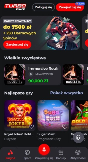 Turbowinz strona główna