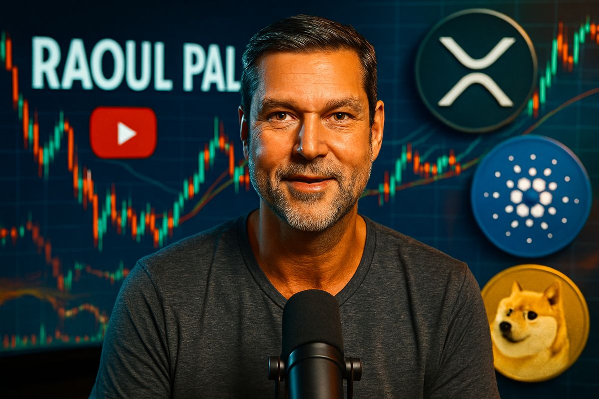 เหรียญ XRP, Cardano และ Dogecoin บนกราฟราคา ตามมุมมองของ Raoul Pal