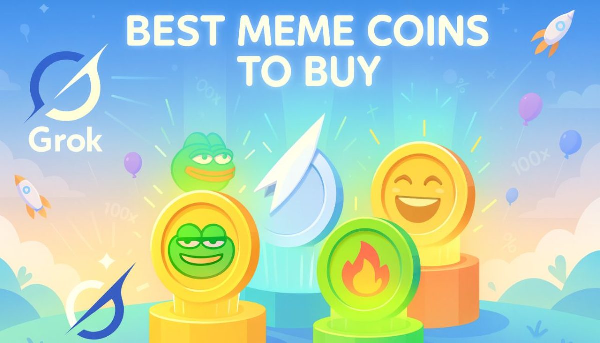 4 Meme Coins With 100x Potential, According to Grok