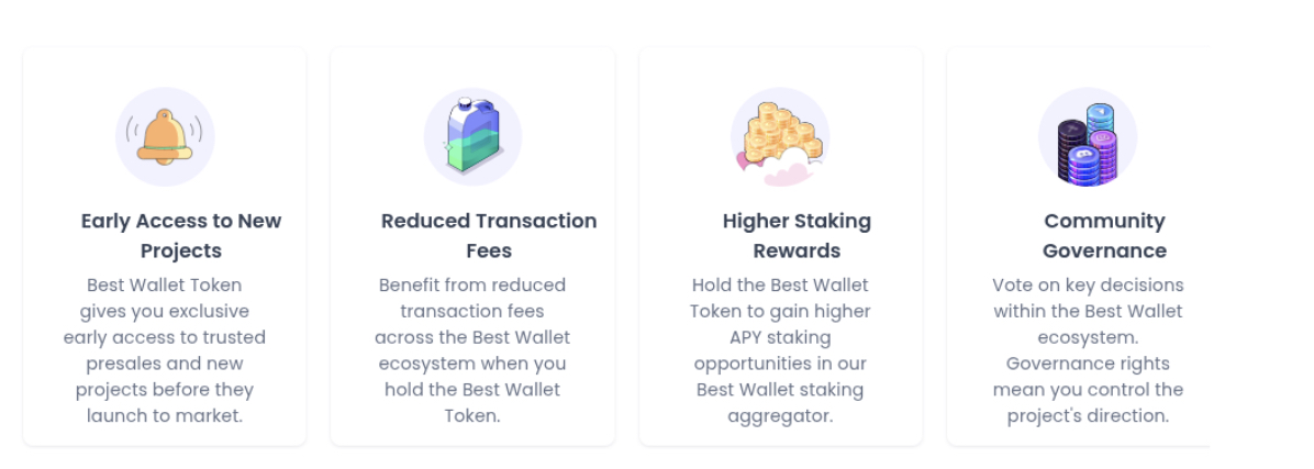 Eine Liste der Vorteile aus der Verwendung von $ Best Innere des besten Brieftaschen -Ökosystems