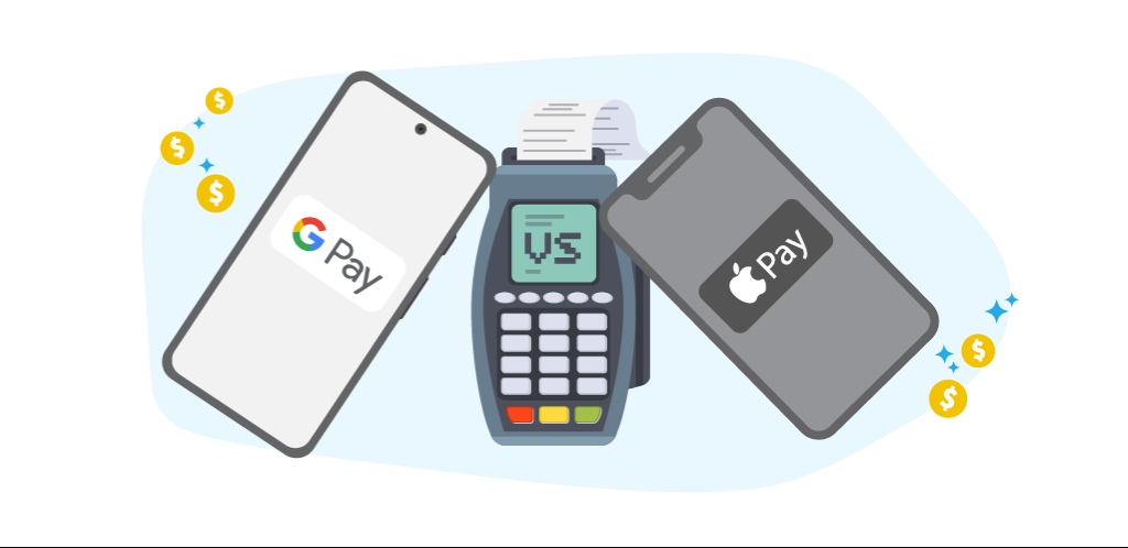 Apple Pay arba Google Pay