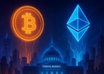 Bitcoin และ Ethereum ส่องแสงเหนืออาคาร Federal Reserve