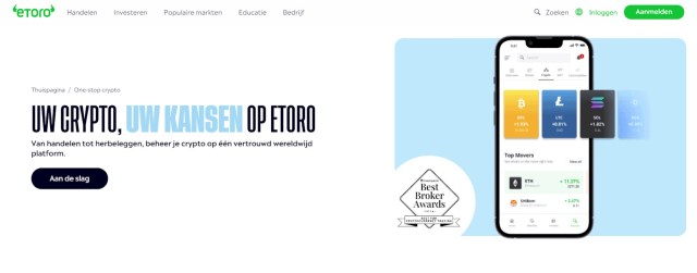 Beste crypto app Nederland eToro