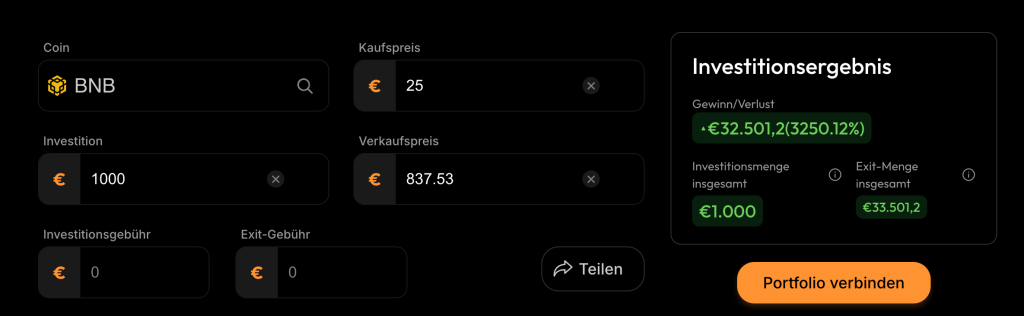 Avalanche: Möglicher Gewinn bei Investition vor 5 Jahren von 1000€