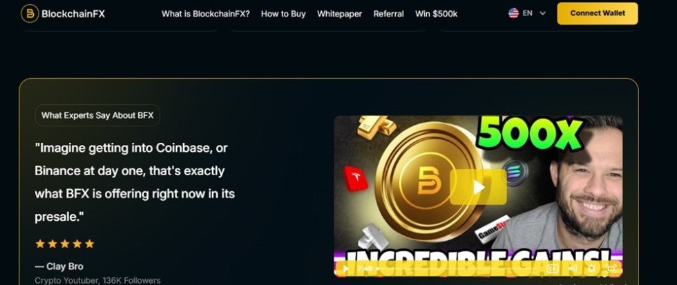 BlockchainFX ($BFX) の価格予測 (2029年)
