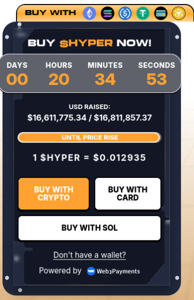 Buy $HYPER in the presale right now.