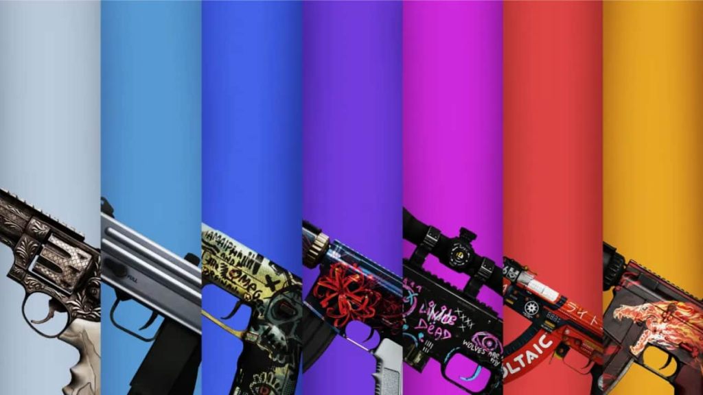 Các cấp độ skin trong CS2