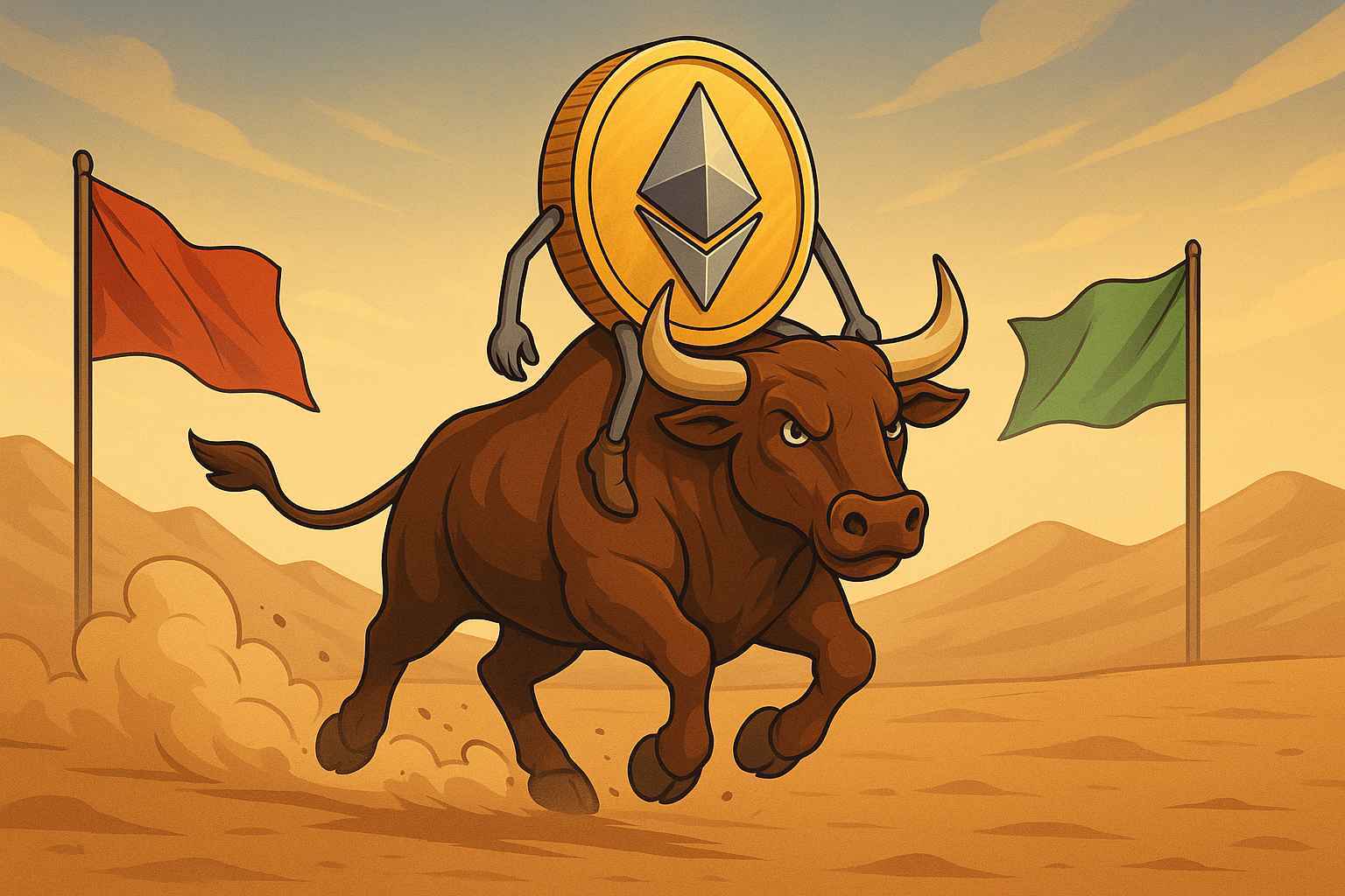 Eth Riding Bull Ethereum’s bull fase begint nu echt – analyse van ETH-data