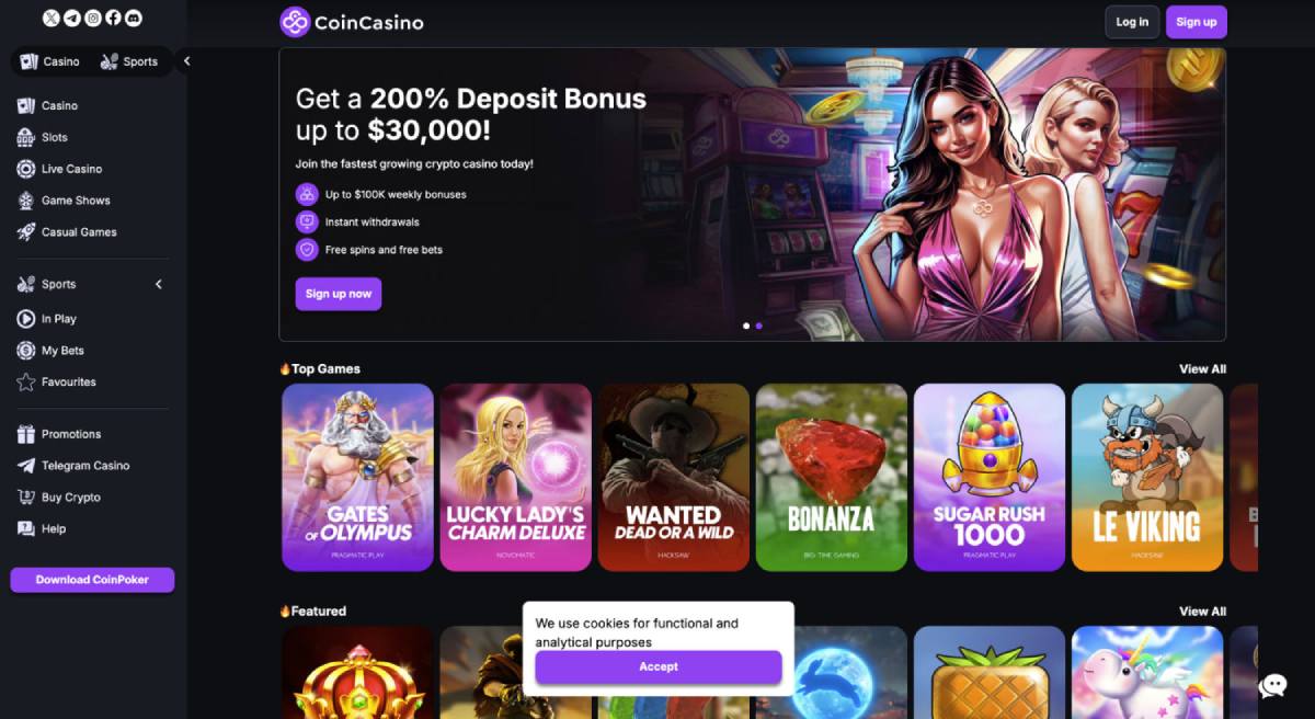 CoinCasino Home
