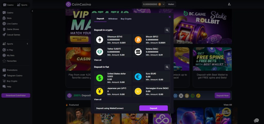 Step 5: Make a Deposit