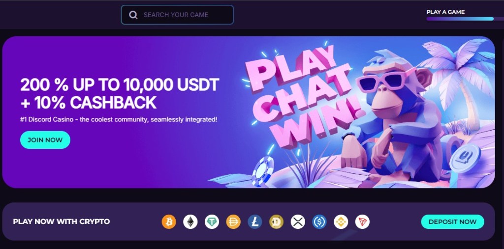 7. DisCasino – Community-Driven Casino With Gamified Rewards