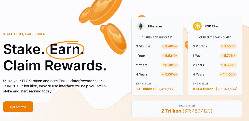 Floki სტეიკინგი