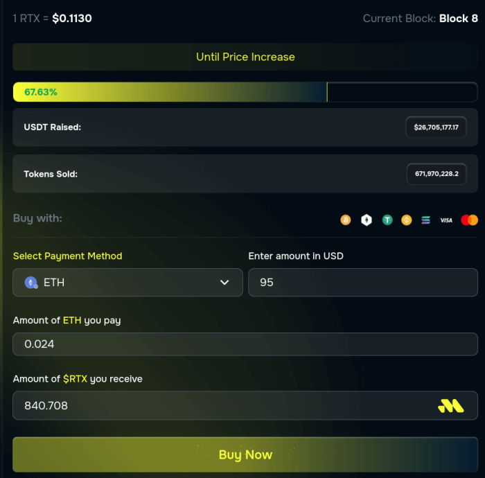 How to buy $RTX from Remittix presale.