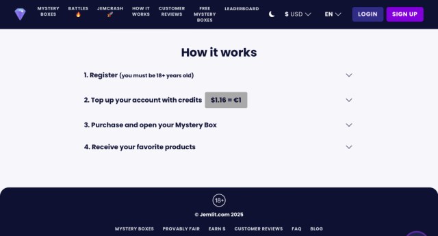 Mystery box apple