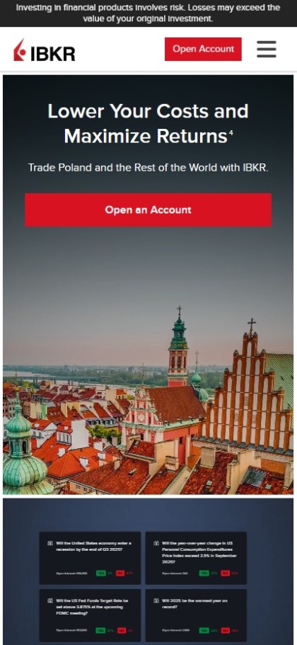 jak kupić akcje Interactive Brokers rejestracja konto