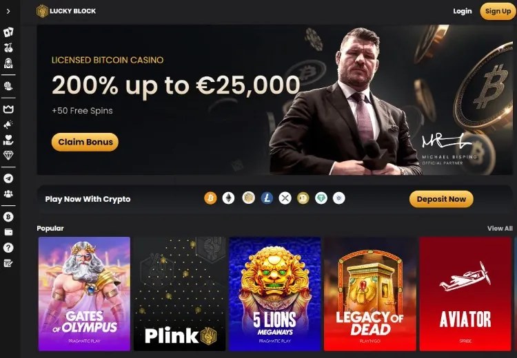 Lucky-Block crypto casino