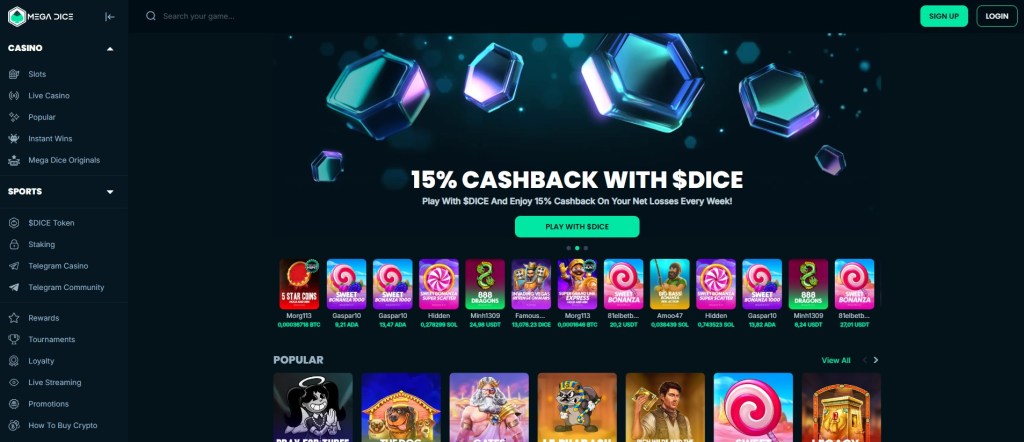 7. MegaDice – Modern sports betting app with strong football focus