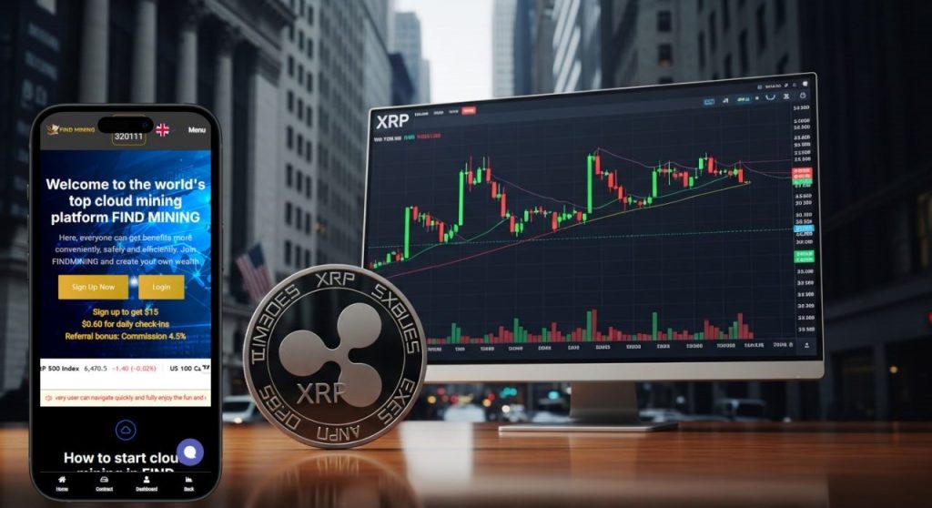 New Energy XRPモバイルマイニングアプリ