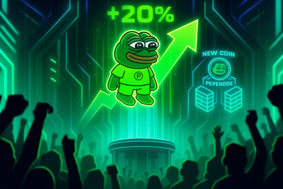 ぺぺコイン20%急騰|注目を集める新しい仮想通貨PEPENODEとは