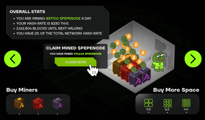 PepeNode game concept teaser.