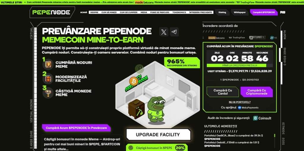 Pepenode.io (PEPE) Mining Made Simple Through Gamification