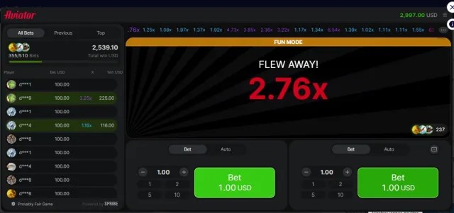 Recursos Disponíveis no Aviator