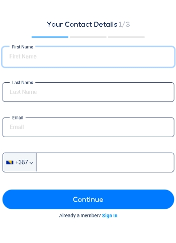 Register and Verify Account