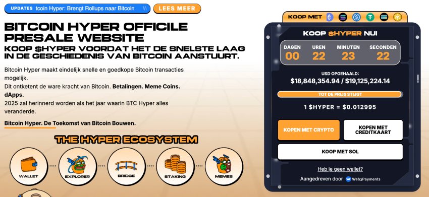 Bitcoin Hyper Presale $HYPER