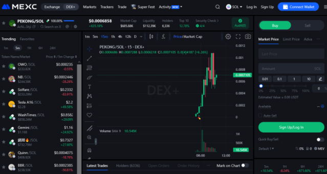 MEXC DEX+ 