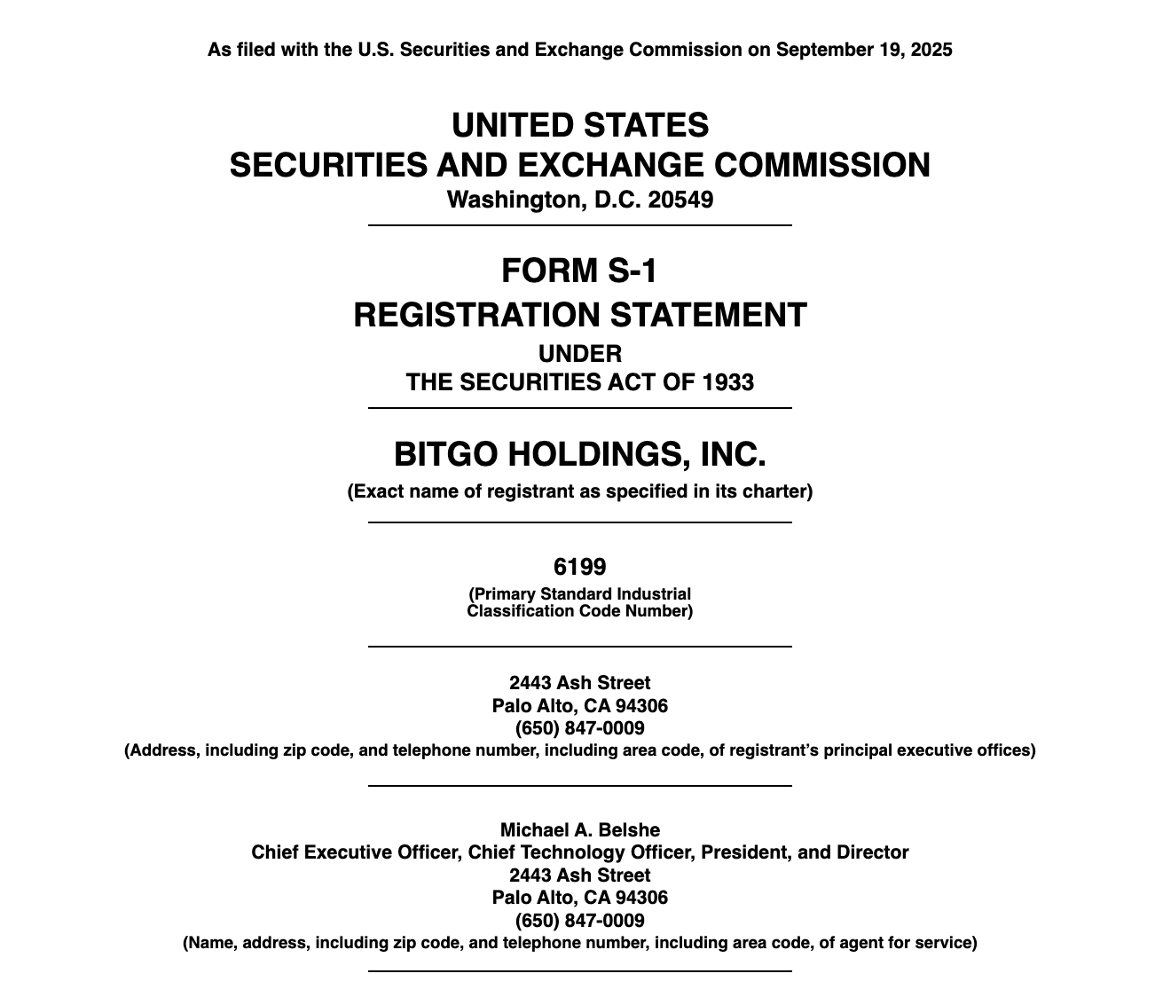 Crypto Custodian BitGo Reports  Billion In US IPO Filing – Details