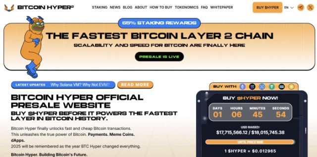 $HYPER live presale info