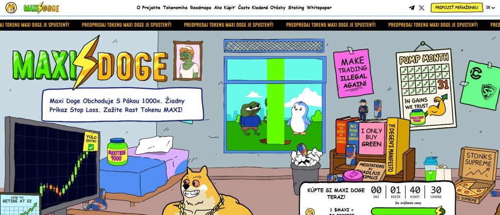 Maxi Doge (MAXI): Meme Coin s Trhovým Potenciálom