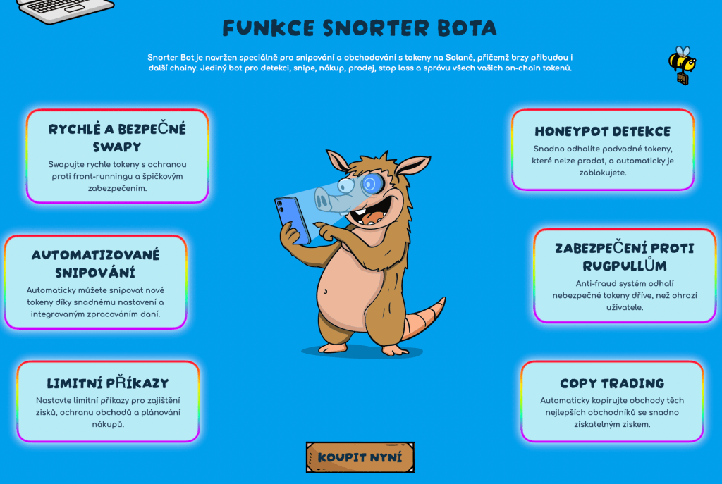 Funkce Snorter Bota