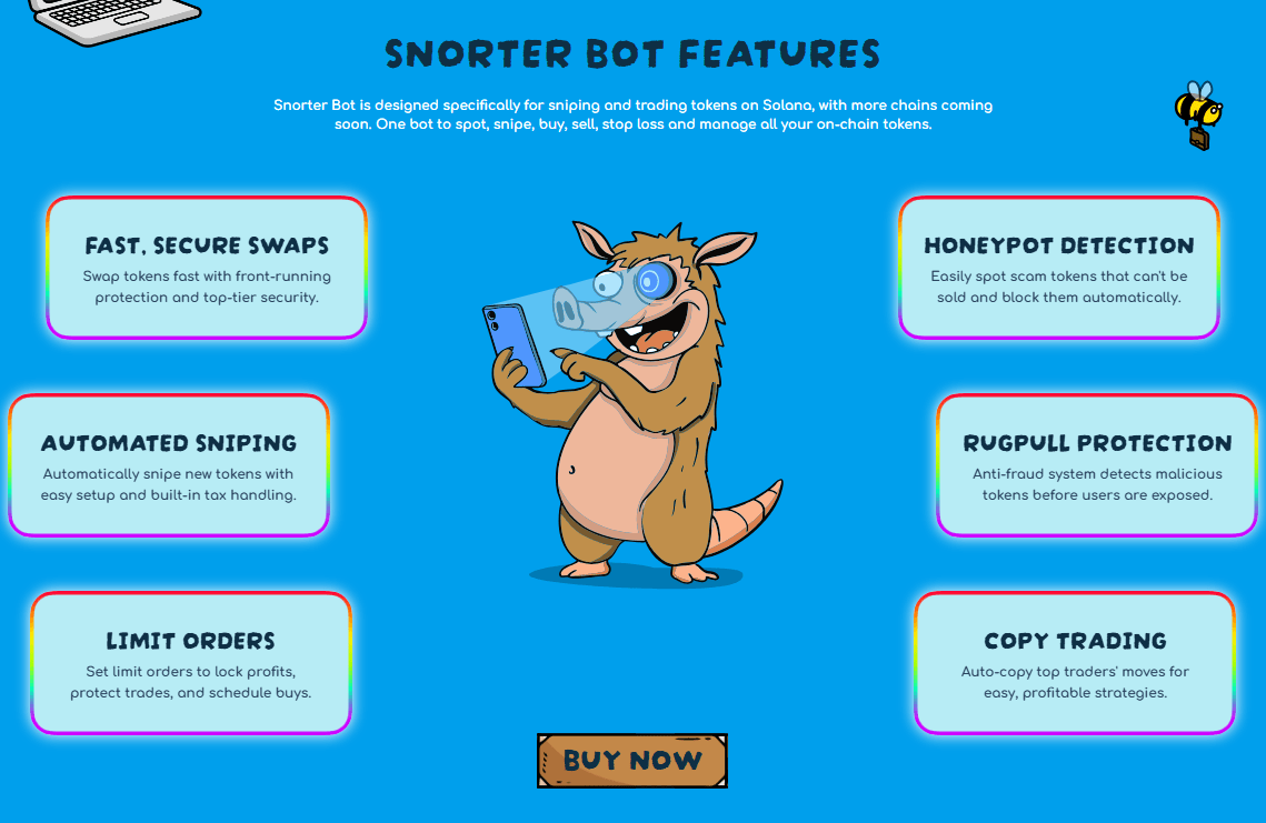 Snorter Bot’s main features