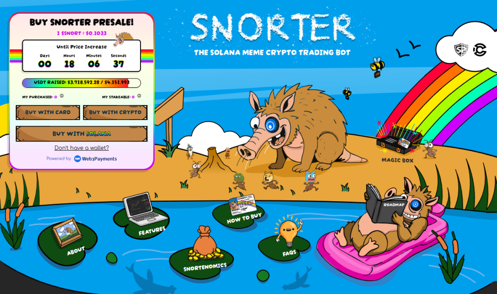 Snorter Token ($SNORT) sasniedz 3,7 miljonu dolāru iepriekšpārdošanas finansējumā – labākais septembra darījums?
