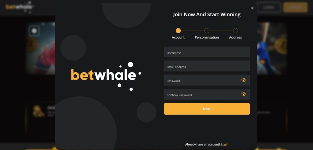 Step 2 — Register and Claim Your Welcome Bonus