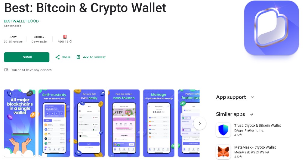 Sukurkite kriptovaliutų piniginę