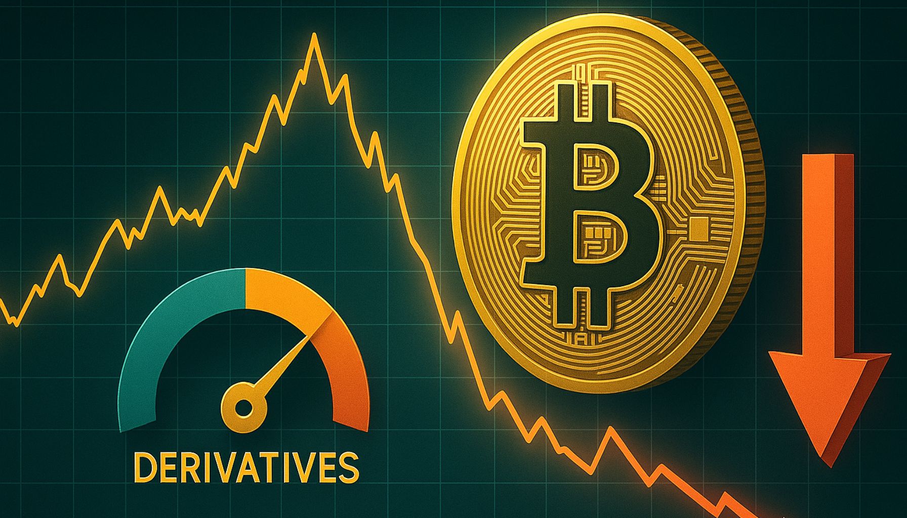 Bitcoin Desvative Pressure Scount Hits 30%: low risk signal