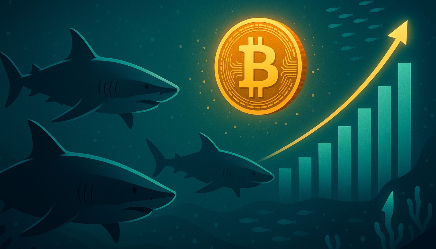 Bitcoin Shark adds 65k BTC in 7 days: SQHELY SQUEZE Set True